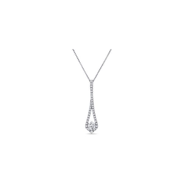 Eternalle Lab-Grown 14k White Gold Pendant 3/4 ct. tw.