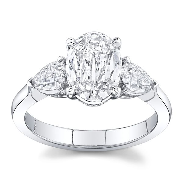 Christopher Designs Lab-Grown 14k White Gold Diamond Engagement Ring 2 ct. tw.