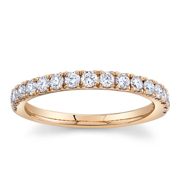 Eternalle Lab-Grown 14k Rose Gold Diamond Wedding Band 1/2 ct. tw.