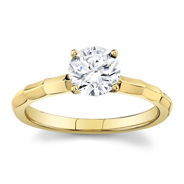 RB Signature 14k Yellow Gold Engagement Ring Setting