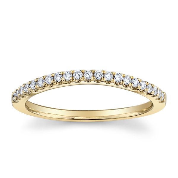 Eternalle Lab-Grown 14k Yellow Gold Diamond Wedding Band 1/8 ct. tw.