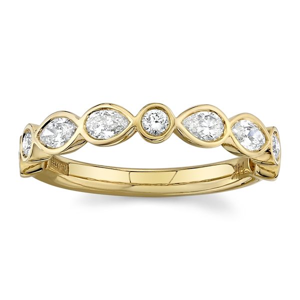 A.Jaffe 14k Yellow Gold Diamond Wedding Band 3/4 ct. tw.