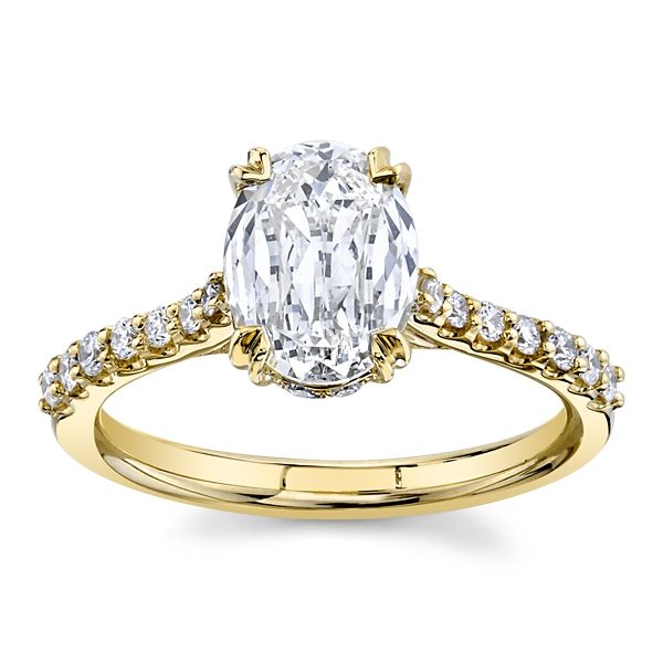Christopher Designs Lab-Grown 14k Yellow Gold Diamond Engagement Ring 1 3/4 ct. tw.