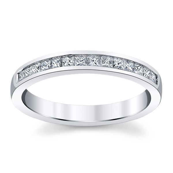 RB Signature 14k White Gold Diamond Wedding Band 1/3 ct. tw.