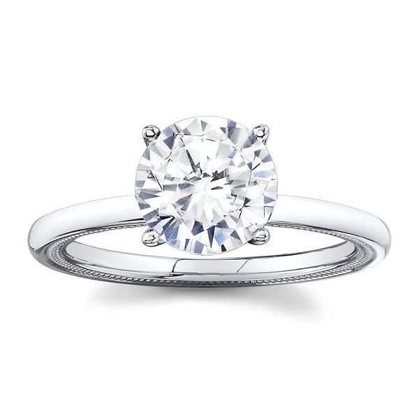 Verragio 14k White Gold Diamond Engagement Ring Setting .03 ct. tw.