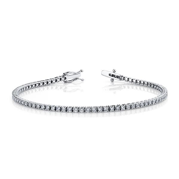 Eternalle Lab-Grown 14k White Gold Diamond Bracelet 2 1/4 ct. tw.