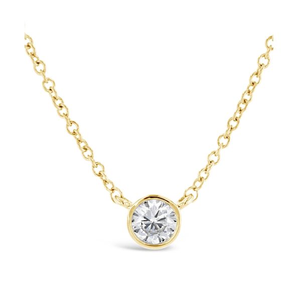 Eternalle Lab-Grown 14k Yellow Gold Diamond Pendant 1/2 ct. tw.