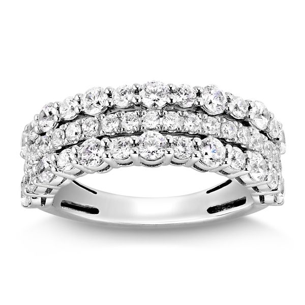 Eternalle Lab-Grown 14k White Gold Diamond Wedding Band 1 1/2 ct. tw.