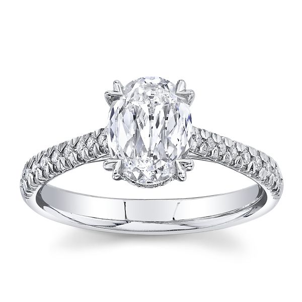 Christopher Designs Lab-Grown 14k White Gold Diamond Engagement Ring 1 1/3 ct. tw.