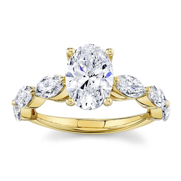 Eternalle Lab-Grown 14k Yellow Gold Diamond Engagement Ring 2 3/4 ct. tw.