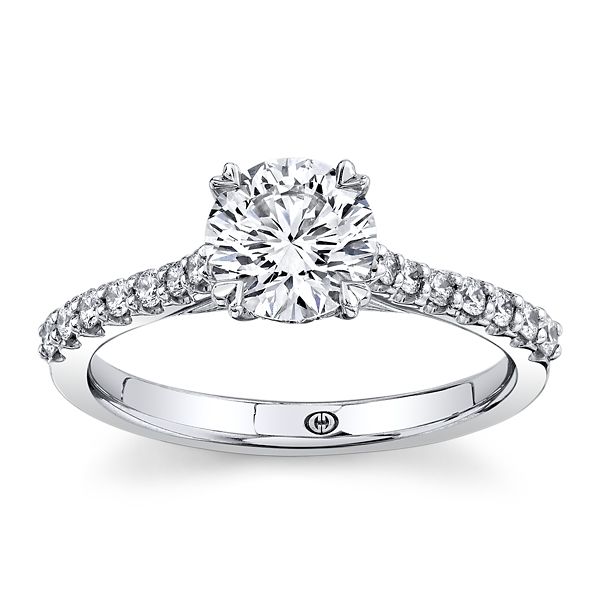 Christopher Designs Lab-Grown 14k White Gold Diamond Engagement Ring 1 ct. tw.