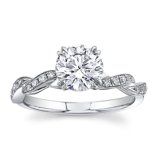 Christopher Designs Lab-Grown 14k White Gold Diamond Engagement Ring 1 1/2 ct. tw.