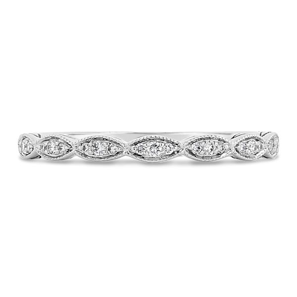 Coast Diamond 14k White Gold Diamond Wedding Band .07 ct. tw.