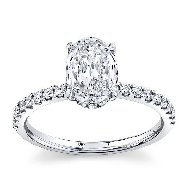 Christopher Designs Lab-Grown 14k White Gold Diamond Engagement Ring 1 1/2 ct. tw.