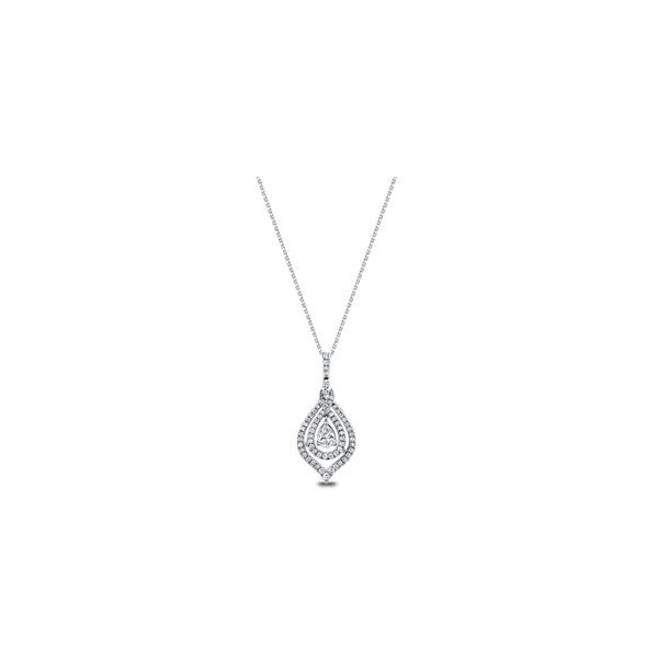 Eternalle Lab-Grown 14k White Gold Diamond Pendant 1 ct. tw.