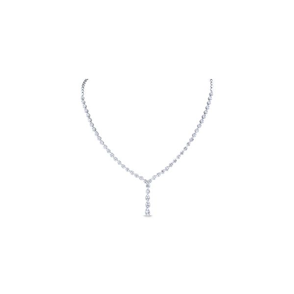 14k White Gold Diamond Necklace 2 1/2 ct. tw.