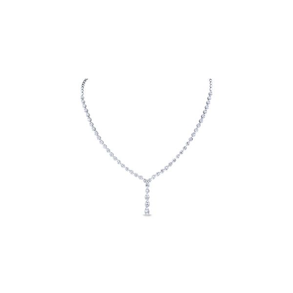 14k White Gold Diamond Necklace 2 1/2 ct. tw.