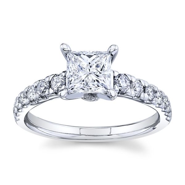 Eternalle Lab-Grown 14k White Gold Diamond Engagement Ring 1 1/3 ct. tw.