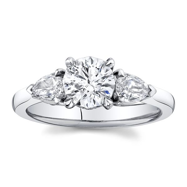 Christopher Designs Lab-Grown 14k White Gold Diamond Engagement Ring 1 1/2 ct. tw.