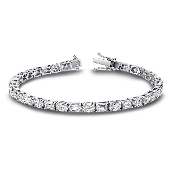 Eternalle Lab-Grown 14k White Gold Diamond Bracelet 8 ct. tw.