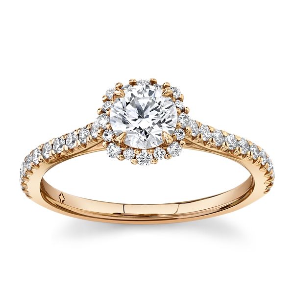 Forevermark 18k Rose Gold Diamond Engagement Ring 3/4 ct. tw.