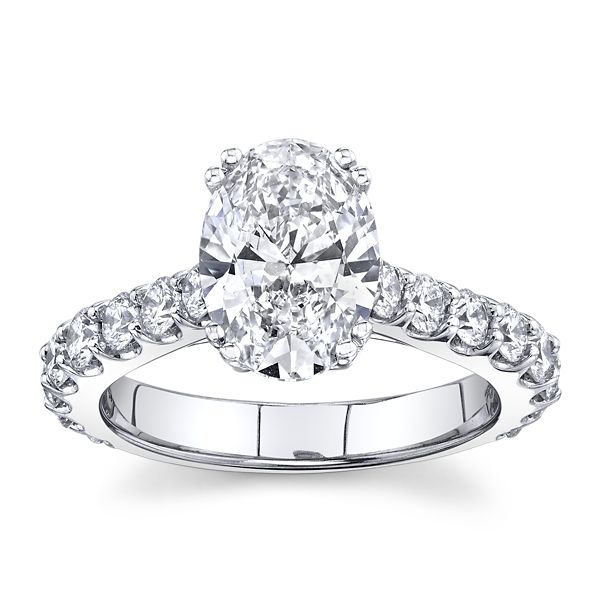 Eternalle Lab-Grown 14k White Gold Diamond Engagement Ring 3 ct. tw.