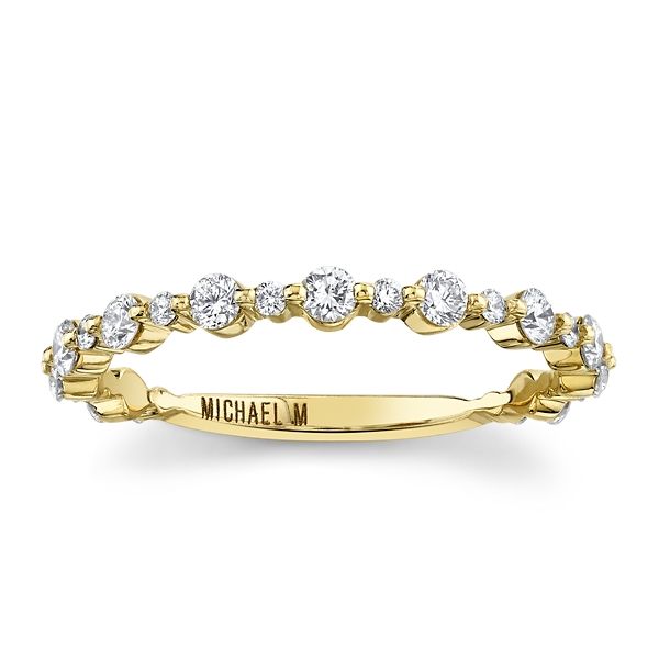 Michael M. 18k Yellow Gold Diamond Wedding Band 1/2 ct. tw.