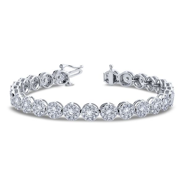 Eternalle Lab-Grown 14k White Gold Diamond Bracelet 7 ct. tw.