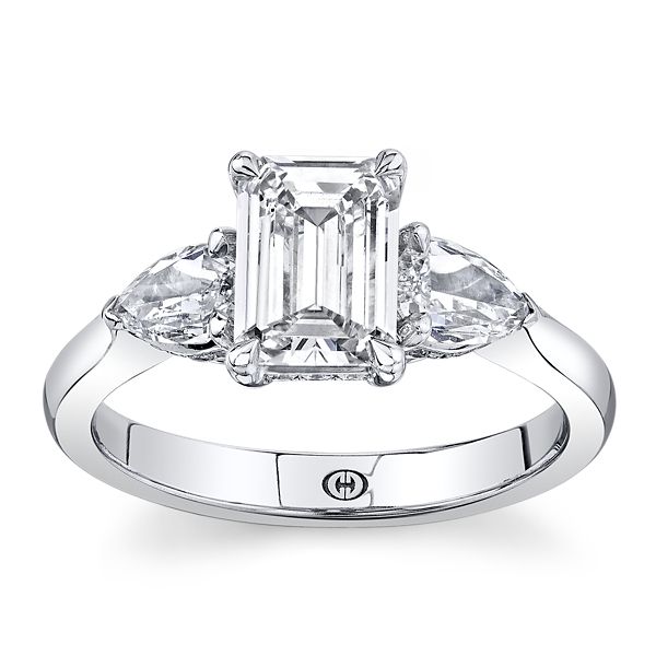 Christopher Designs Lab-Grown 14k White Gold Diamond Engagement Ring 1 1/2 ct. tw.