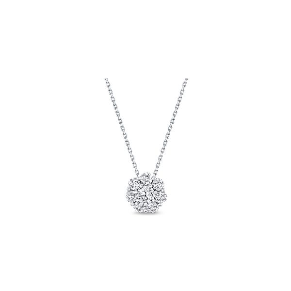 Eternalle Lab-Grown 14k White Gold Pendant 1 ct. tw.