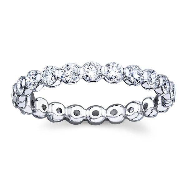My Caroline by Mfit 14k White Gold Diamond Wedding Band 1 ct. tw.