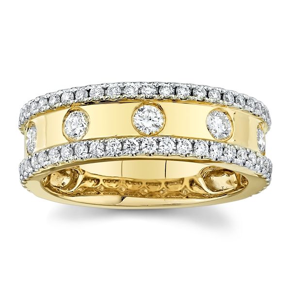 18k Yellow Gold Diamond Ring 1 ct. tw.