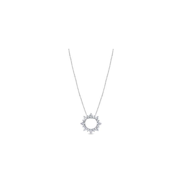 Eternalle Lab-Grown 14k White Gold Pendant 1 ct. tw.