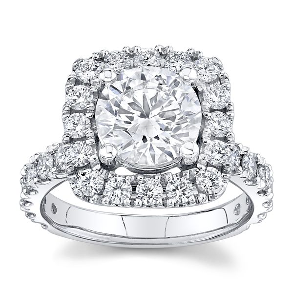 Eternalle Lab-Grown 14k White Gold Diamond Engagement Ring 3 1/4 ct. tw.