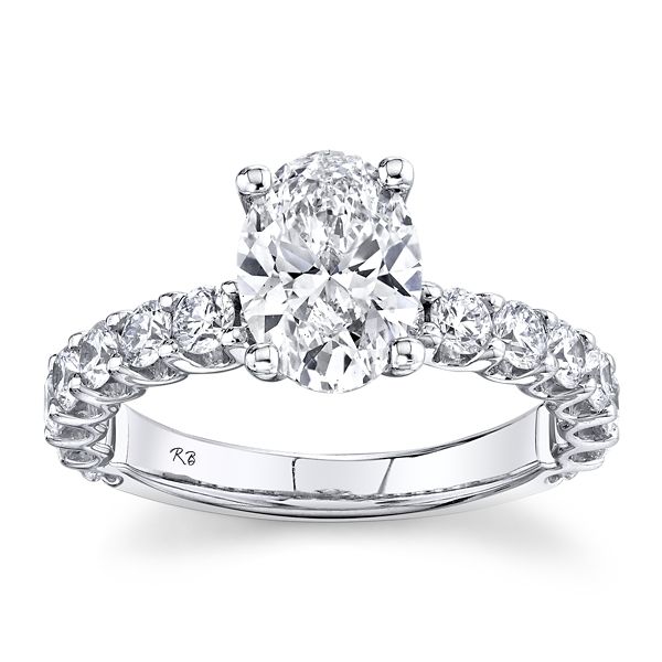 Eternalle Lab-Grown 14k White Gold Diamond Engagement Ring 2 1/2 ct. tw.