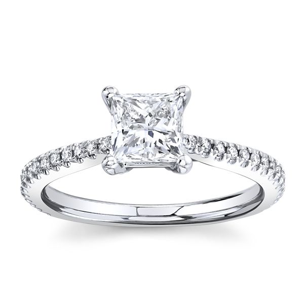 Eternalle Lab-Grown 14k White Gold Diamond Engagement Ring 1 1/4 ct. tw.