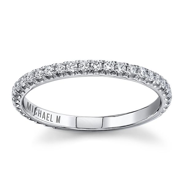 Michael M. 18k White Gold Diamond Wedding Band 1/3 ct. tw.