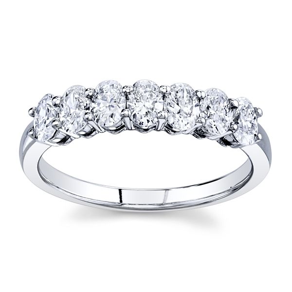 Eternalle Lab-Grown 14k White Gold Diamond Wedding Band 1 ct. tw.