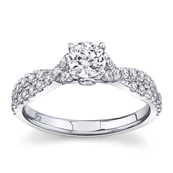 Utwo 14k White Gold Diamond Engagement Ring 1 ct. tw.