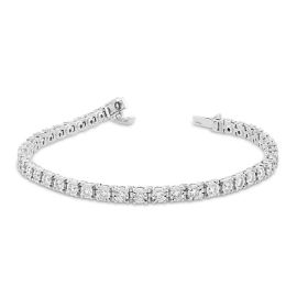 14Kt White Gold Bracelet 1 7/8 cttw