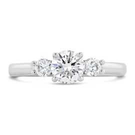 E3 Lab-Grown 14k White Gold Diamond Engagement Ring  7/8 ct. tw.