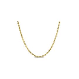 14k Yellow Gold 22" Rope Chain Necklace