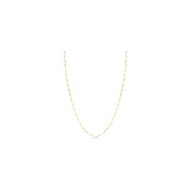 14k Yellow Gold 18" Paperclip Link Chain Necklace