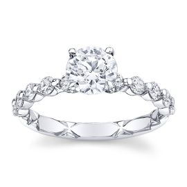 A. Jaffe Platinum Diamond Engagement Ring Setting 1/2 ct. tw.