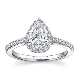 Eternalle Lab-Grown 14Kt White Gold Diamond Engagement Ring 1 1/4 cttw