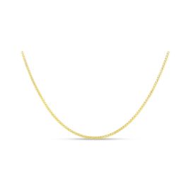 14k Yellow Gold 18" Serpentine Chain Necklace