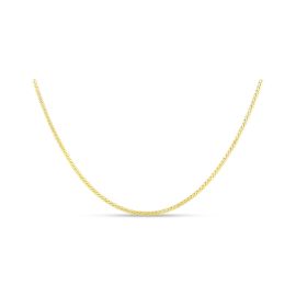 14k Yellow Gold 18" Serpentine Chain Necklace