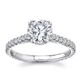 Verragio 14Kt White Gold Diamond Engagement Ring Setting 1/2 cttw