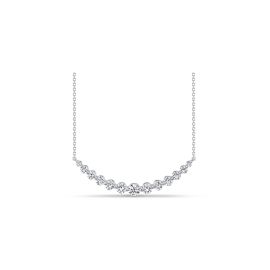 Memoire 18k White Gold Diamond Necklace 2 ct. tw.