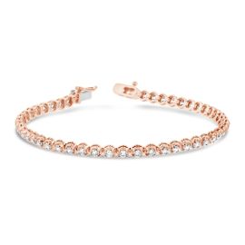 Eternalle Lab-Grown 14k Rose Gold Bracelet 3 ct. tw.